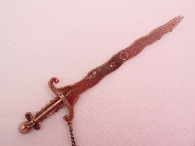 Sword with Red Rhinestones