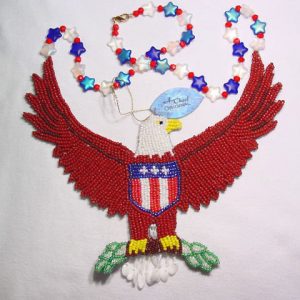 A. Chael Original Patriotic Eagle Necklace