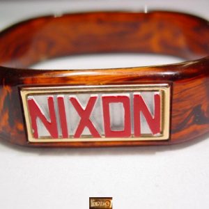 Brown Plastic Trifari Nixon Bracelet