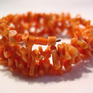 Wire-Wrap Coral Bracelet