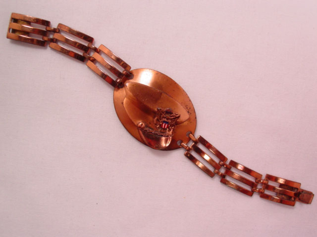 Sweetheart Copper Plated Marines Bracelet