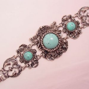Very Heavy Imitation Turquoise Bracelet
