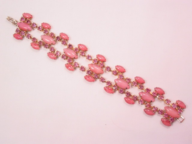 Pink and Opaque Pink Bracelet