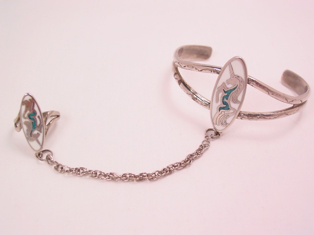 Unicorn Slave Bracelet and Ring