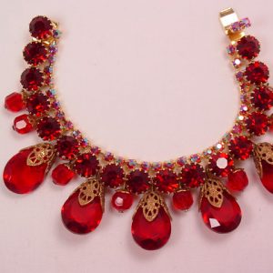 Absolutely Fantastic Ruby-Red Bracelet
