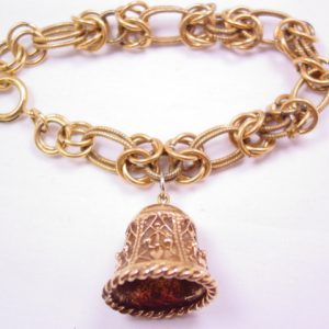 Goldtone Bell Bracelet