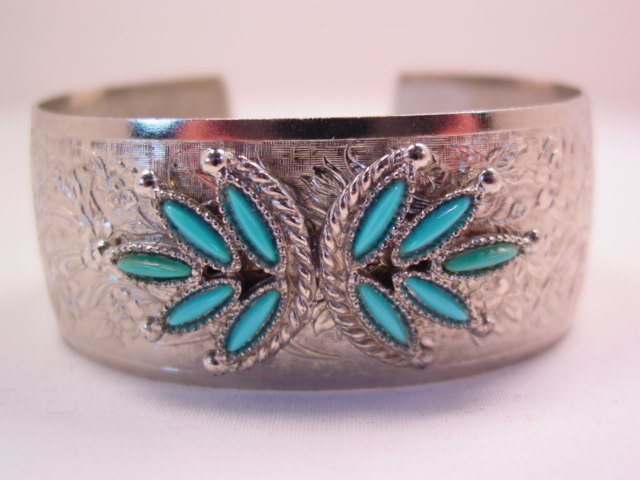 Imitation Turquoise Cuff Bracelet