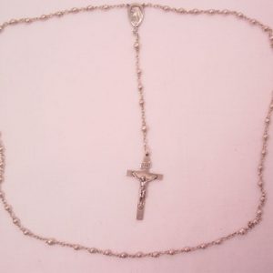 Small Delicate Sterling Rosary