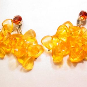 Huge Orange Candy Earrings