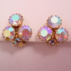Small Vibrant Aurora Borealis Earrings