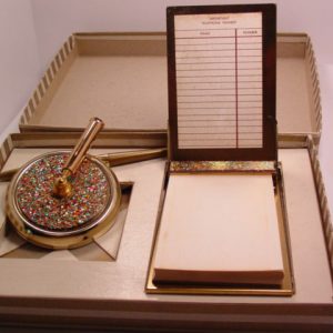 Glitter Address/Notebook and Penholder in Original Box