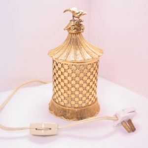 Matson Boudoir Night Light (Lamp) with Bird on Top
