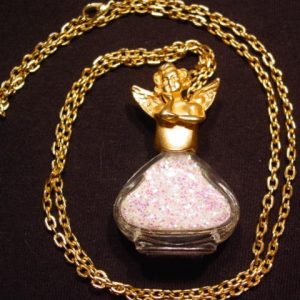 Razza Angel Bottle of Glitter Necklace