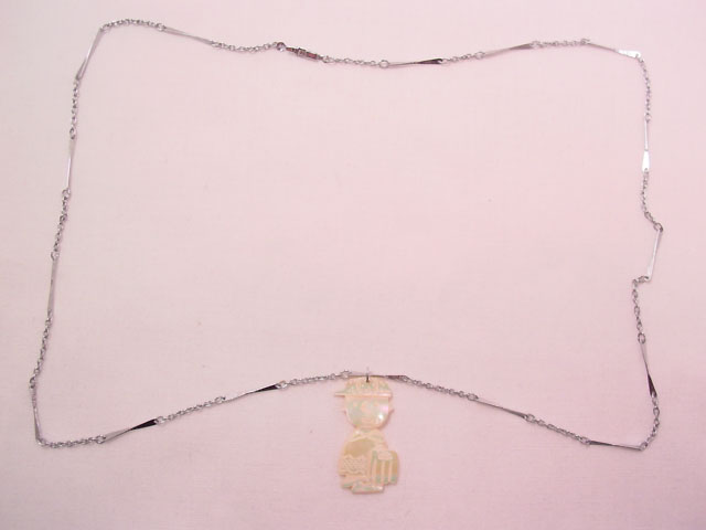 Charlie Brown Mother of Pearl Necklace