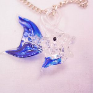 Blown Glass Fish Necklace