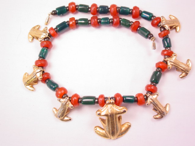 Stylized Frog Necklace
