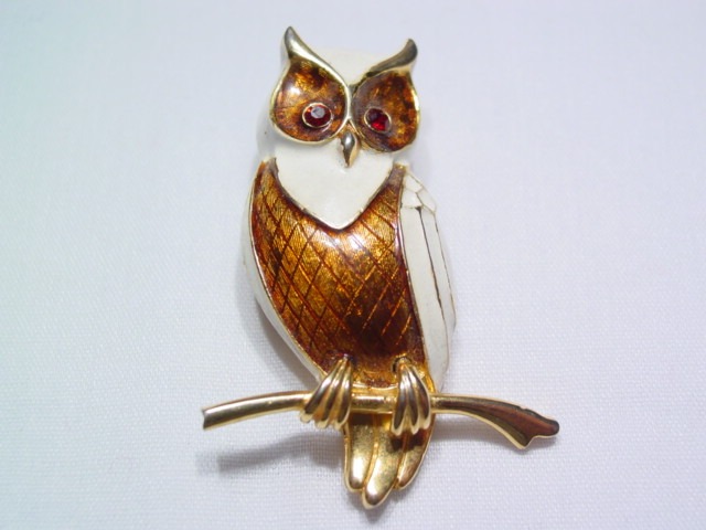 Boucher Owl Pin