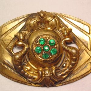 Old Brass Snake Pin
