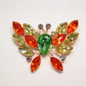 Bright Spring Colored Butterfly Pin
