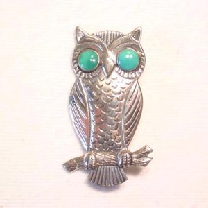Cute Bell Owl Pin