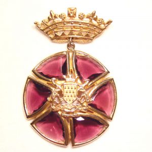 Royal Purple Crown Pin