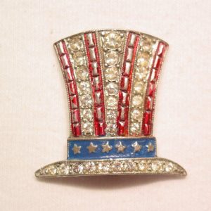 Wonderful Old Uncle Sam Hat Pin