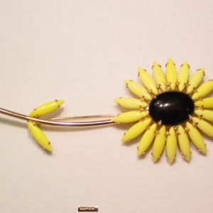 Napier Black-Eyed Susan Flower Pin