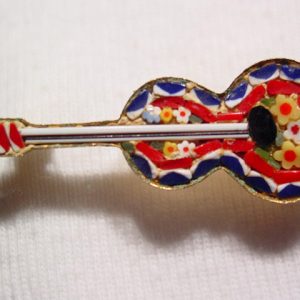 Guitar Mosaic Pin