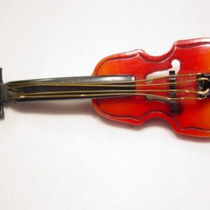 Bakelite Violin Pin