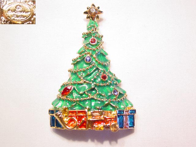 Christopher Radko Christmas Tree Pin