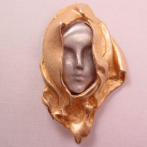 Ultra Craft Woman’s Face Pin