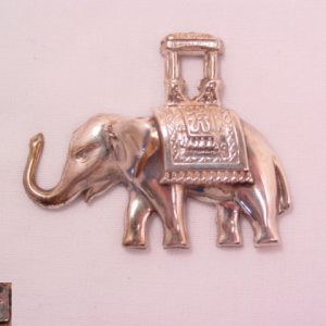 Lang Sterling Elephant with Howdah on his Back Pin
