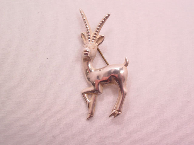 Mexican Sterling Impala Pin