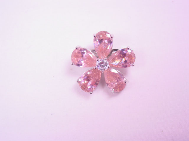Pretty in Pink Ice Flower Pin/Pendant