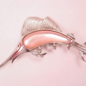Beautiful Pink Swordfish Pin