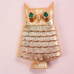 Avon Perfume Sachet Owl Pin
