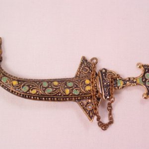 Spain Sword and Scabbard Pin