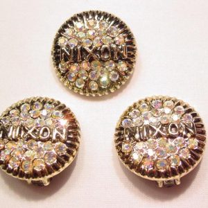 Waldman Nixon Aurora Borealis Pin and Earrings Set